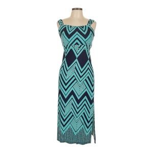 Three Pink Hearts Women’s Sleeveless Dress in Teal Size 10